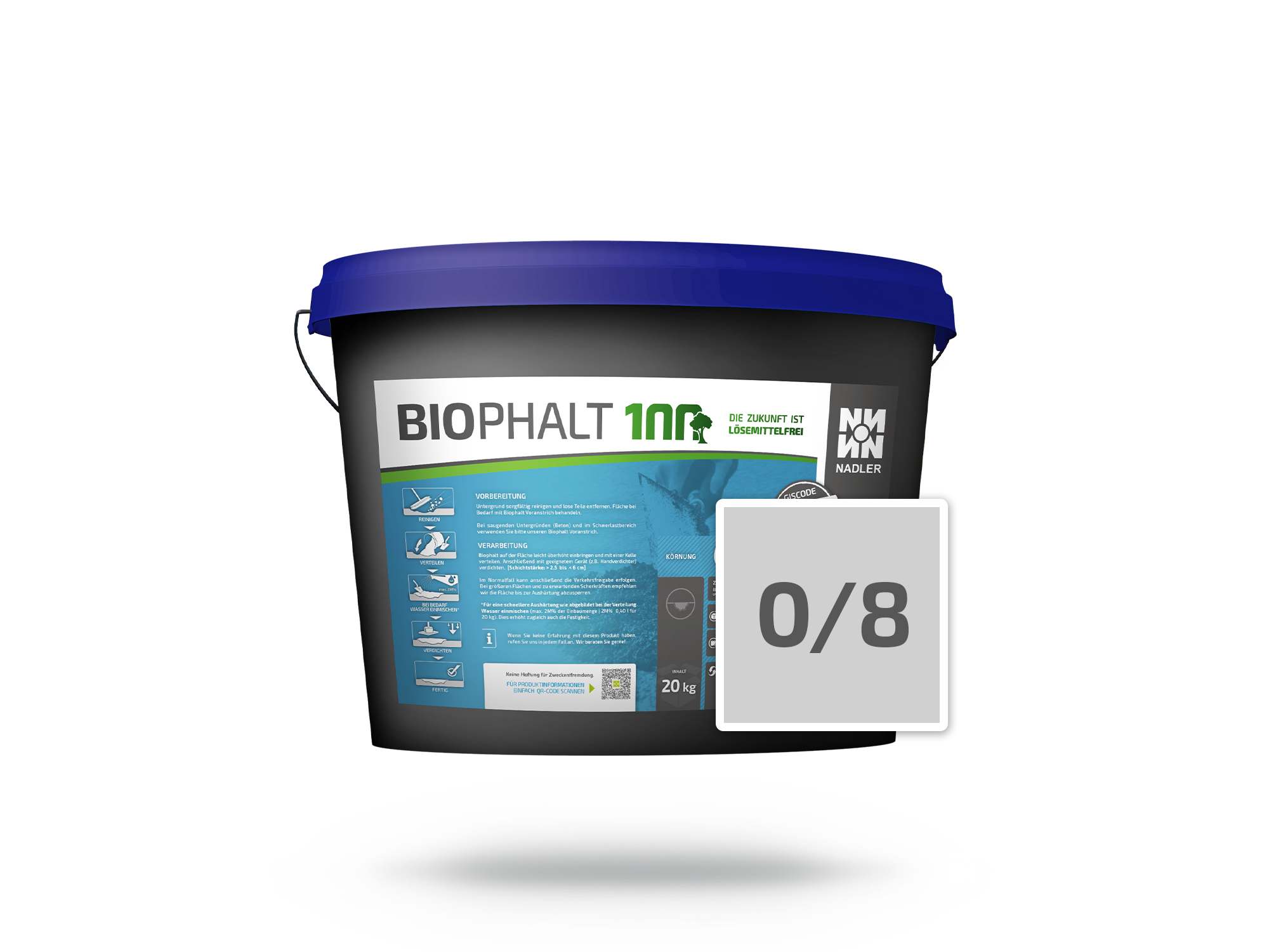 Biophalt - Körnung 0/8